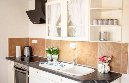 Krummhoern House | Conny's Kajüte - for up to 4 people, with sauna and pets welcome