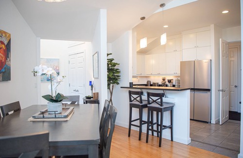 East Falmouth House | Contemporary coastal retreat nearby Falmouth beaches! w/spacious living area