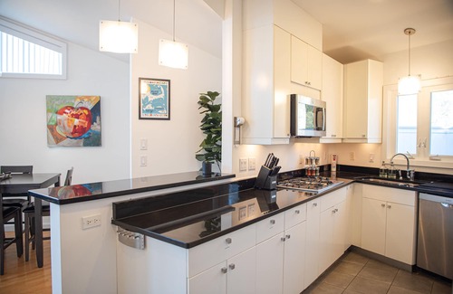East Falmouth House | Contemporary coastal retreat nearby Falmouth beaches! w/spacious living area