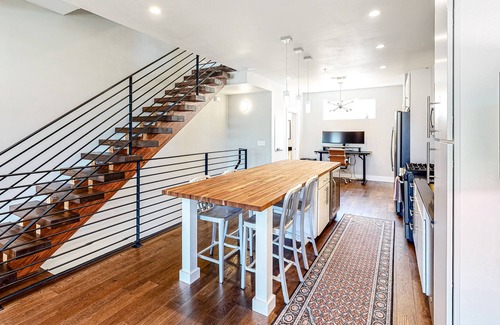 Government Hill House | Contemporary Townhouse with Fast WiFi, Central AC, Washer/Dryer, and Gas Grill