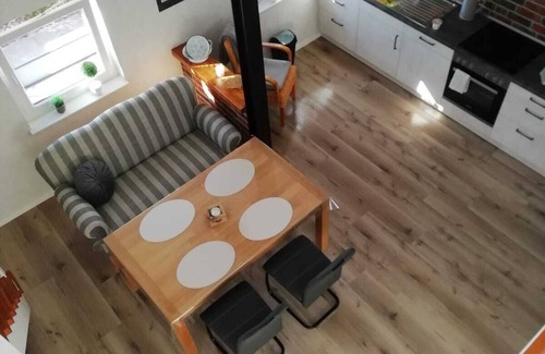 Dornum Condo | Core-serviced apartment directly on the small dike for up to 4 people