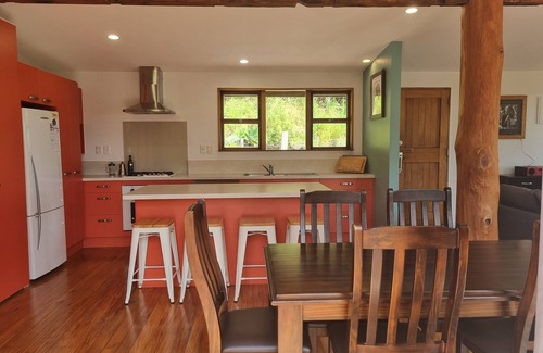 Coromandel House | Coromandel Pole House - Elevated Views/Secluded/Internet/Apple TV/Bush Surrounds