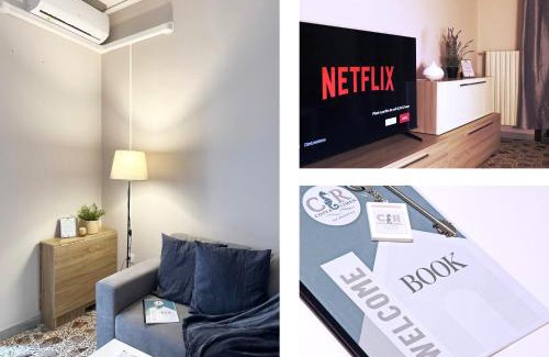 Salerno Apartment | Costa Limen - Appartamento 117 mq, 3 Camere, 2 Bagni, Cucina, Wi-Fi e Smart TV