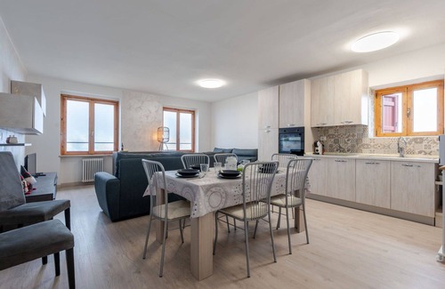 Bagnolo Piemonte Apartment | Cosy apartment for 6 people with WIFI, TV, balcony and pets allowed