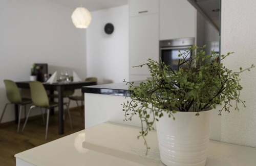 Saas-Balen Apartment | Cosy apartment for 3 people with WIFI, TV, balcony and pets allowed