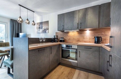Viehhofen Apartment | Cosy apartment for 4 guests with WIFI, pool, TV, terrace, pets allowed and parking