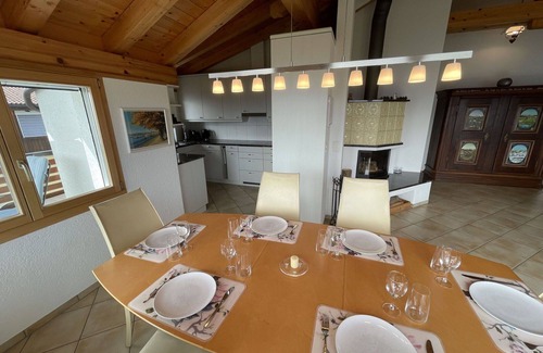 Amden Apartment | Cosy apartment for 5 guests with WIFI, TV, terrace, pets allowed, panoramic view and parking