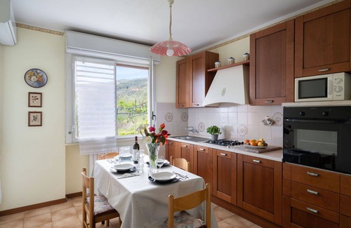 Dolcedo Apartment | Cosy apartment for 6 guests with pool, WIFI, TV and patio