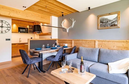 Tignes Apartment | Cosy apartment for 5 people with WIFI, TV and terrace