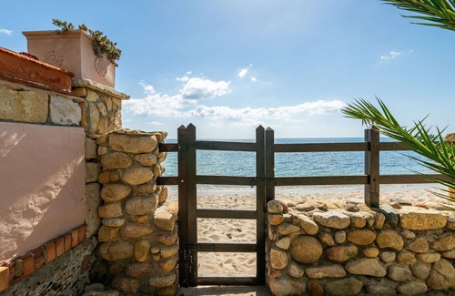 Province of Cagliari Villa | Cosy apartment in villa for 8 people with A/C, WIFI, TV and patio