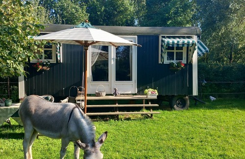 Koudekerke Cabin | Cosy gypsy wagon with private garden near the sea and beach!