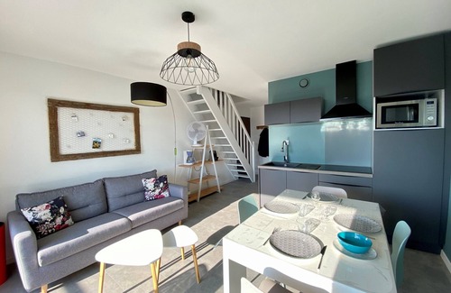 Bretignolles-sur-Mer Apartment | Cosy Renovated Apartment with Heated Pool Near Beach