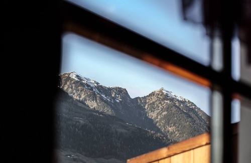San Leonardo in Passiria Apartment | Cosy Strickerhof Apartment 2 with Mountain View & Balcony