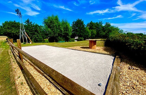 Valenciennes Apartment | Cosy Tipi on Stilts by Pond: Sleeps 4, Nature Retreat, Wood Stove, Fishing, Petanque, Near Lille