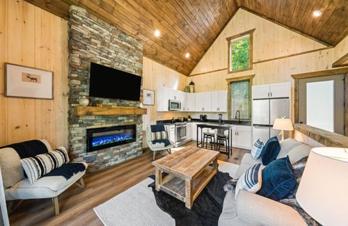 Sevierville Cabin | Cottage Cove Oasis w/Lake View, Hot Tub & Games!