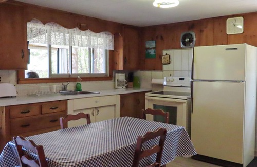 Meredith Cottage | Cottage with beach access, a fireplace, yard, grill, cable & golf nearby