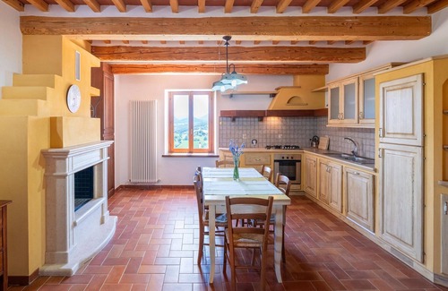 Cagli Apartment | Country House in Cagli with Pool and Views