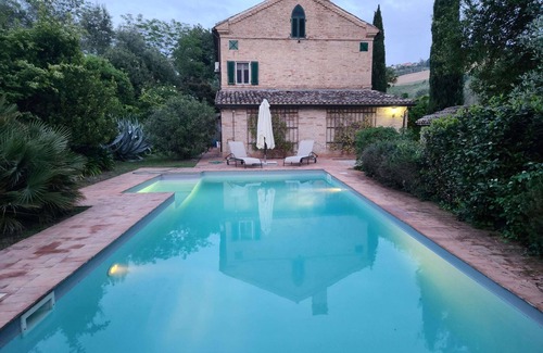 Monte Giberto House | Country house in a dreamlike garden, beautiful pool, fruits/ornamental plants -Le Marche-