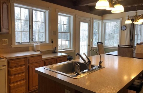 Johnsburg House | Countryside chalet with NEW hot tub on 10 Acres!
