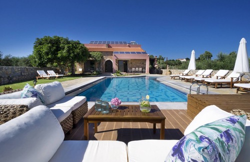 Litsarda Villa | Countryside Large Pool villa Nafsika w/Childrens Play Area 6 km to the Beach.