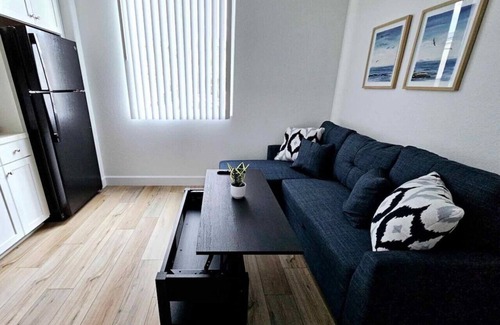 Stockton Apartment | Couple's Getaway: Kitchen, Laundry & Private Bath