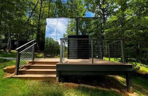 Balsam Grove House | Couples Mirror Cabin- Reflections at Valley Bear Farms Resort