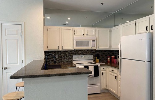 Dallas Condo | Cozy 1-bedroom condo with AC, fitness room, high speed WiFi in amazing Dallas