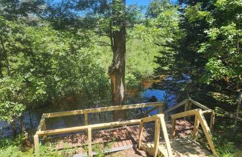 Free Soil Cottage | Cozy 3-bedroom cottage on the river in peaceful Free Soil!