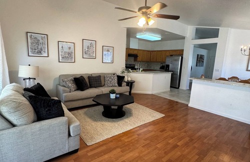Turlock House | Cozy 4 bedroom family getaway home. Pet friendly home.