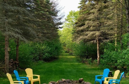 Wautoma House | Cozy A-Frame in a Private Woods; Hiking, Campfires and Family