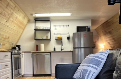 Saint Mary's Cabin | Cozy A-Frame Retreat close to skiing and hiking! Pet Friendly!