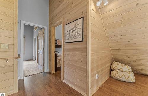 Traverse City House | Cozy A Frame Waterfront Chalet Dock Fireplace