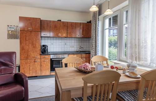 Harlesiel Apartment | Cozy and friendly: The ground floor apartment is nicely secluded been teaching