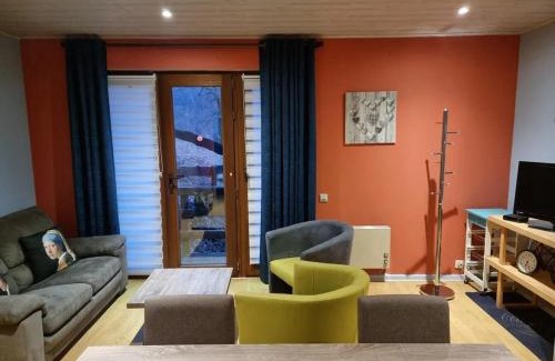 Membre Apartment | Cozy Apartment Near Vresse-sur-Semois, 36 m² with Balcony