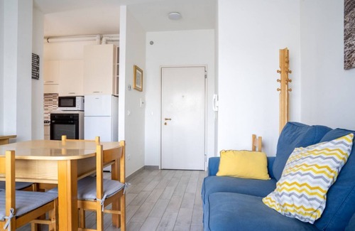 Lido Adriano Apartment | Cozy apartment of about 55 sqm, able to accommodate up to 6 people, located on the third floor of a building with a lift.The property is located in Lido Adriano, a seaside resort on the Adriatic coast and a few kilometers from Ravenna, in a well-served r