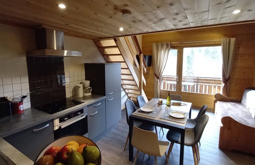 Le Grand-Bornand Apartment | Cozy apt. for 5, near slopes and shuttle, south-facing balcony
