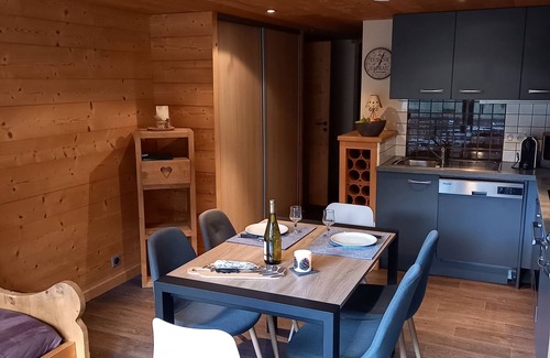 Le Grand-Bornand Apartment | Cozy apt. for 5, near slopes and shuttle, south-facing balcony