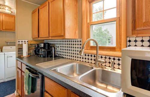Bay City House | Cozy Bay City Abode w/Deck & Fire Pit, Near Lakes