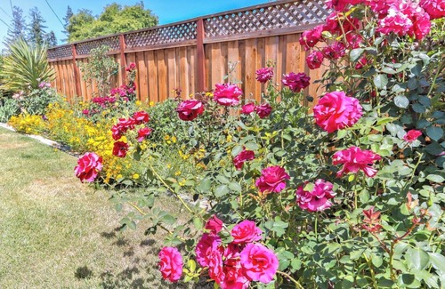 Santa Clara House | Cozy bedroom + shared bathroom in pleasant Santa Clara with AC, WiFi