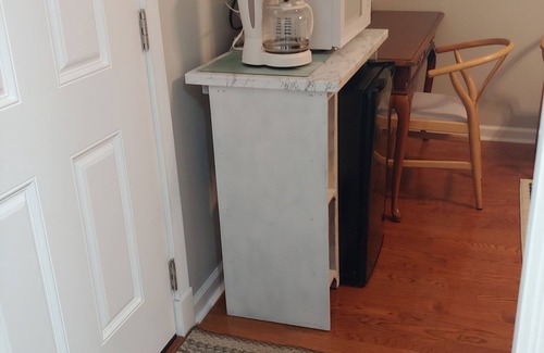 Lawrenceville House | Cozy bedroom with private bathroom, and separate, direct access entrance.