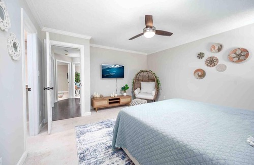 Cary Villa | Cozy Boho Kildaire Farms Home- near Downtown
