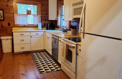 Salem Township Cabin | Cozy Cabin Creek Getaway