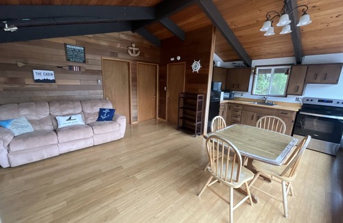 Port Angeles Cabin | Cozy Cabin on Lake Sutherland with hot tub, huge dock and kayaks!