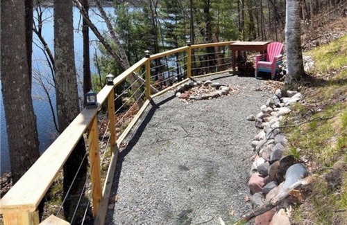 Stone Lake Cabin | Cozy Cabin on Long Lake. New Custom Dock and Private Fire Pit. Beautiful Views!