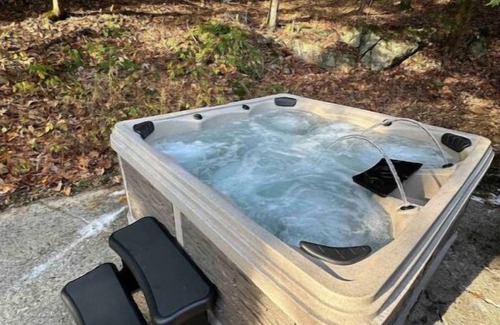 Lake Luzerne Cabin | Cozy Cabin with fire pit hot tub centrally located