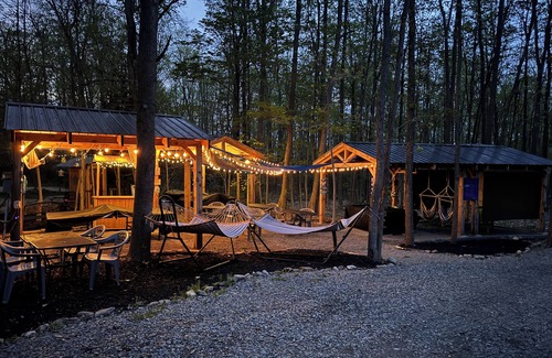 Watkins Glen RV Rental | Cozy Camper w/private hot tub. Close to Watkins Glen The Springdale unit 4