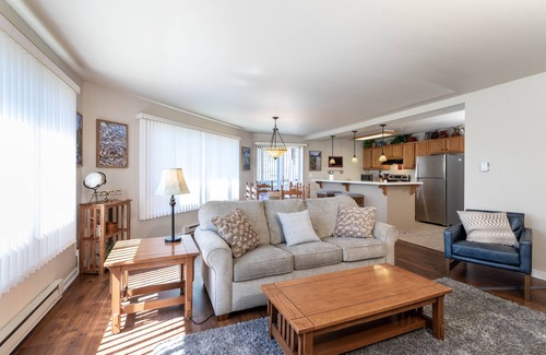 Bigfork Condo | Cozy condo w/fireplace, close to GNP - Marina Cay Retreat