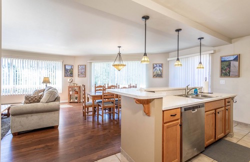 Bigfork Condo | Cozy condo w/fireplace, close to GNP - Marina Cay Retreat