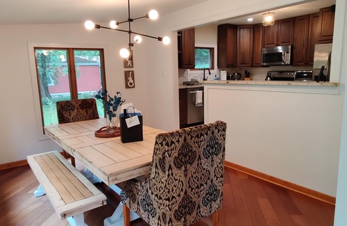 Shorewood-Tower Hills-Harbert House | Cozy cottage surrounded by trees and sounds of nature with new hot tub.
