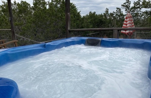 Wimberley Cabin | Cozy Cottage with Private pool, Private Hot Tub and Internet
